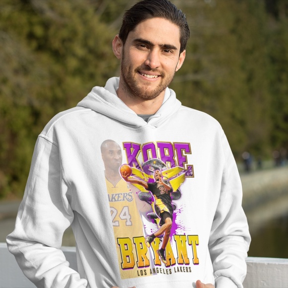 KOBE BRYANT;  BE THE BEST VERSION OF YOURSELF:: UNISEX CUSTOM HOODIE - Picture 4 of 6